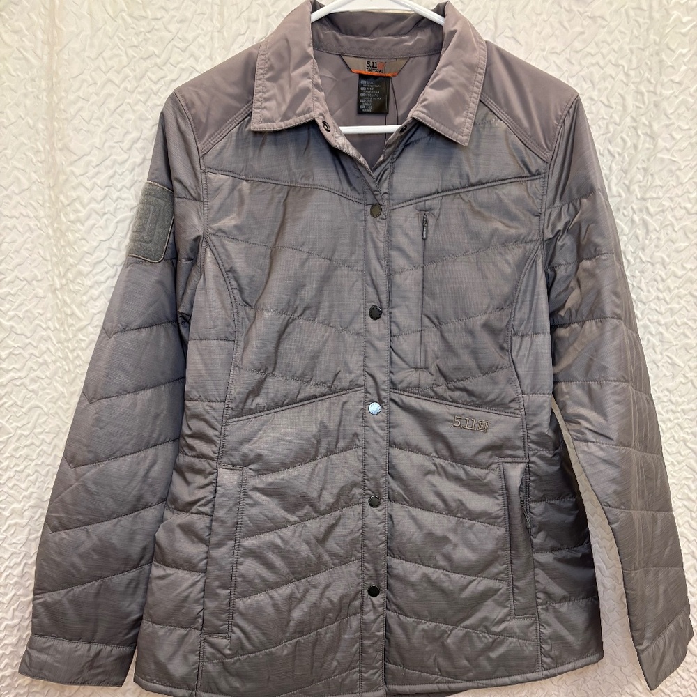 5.11 Tactical Women's Small Peninsula Insulated Primaloft Button-Up Jacket NEW